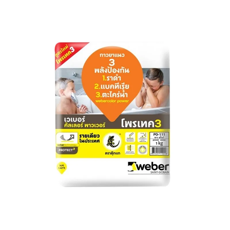 R-TILE GROUT WEBER COLOR POWER PEAR 1KG